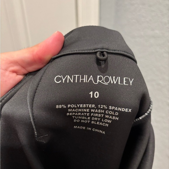 Cynthia Rowley Bonded Flare Pants - Picture 4 of 4